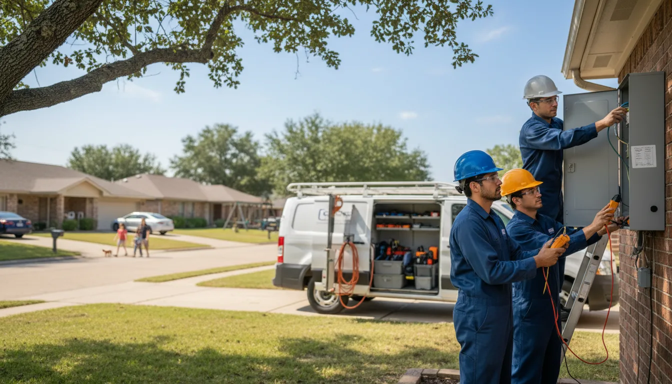 Certified electrician providing emergency electrical services in Langhorne, PA